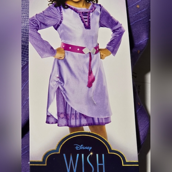 Disney Wish Ashas Adventure Costume Cosplay Girls 4-6x Nwt - Picture 2 of 2